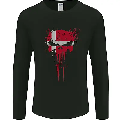 Buy Denmark Skull Gym Training Bodybuilding Mens Long Sleeve T-Shirt • 11.99£