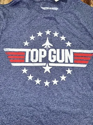 Buy NWT, Top Gun T-Shirt, Women's Short Sleeve Blue Shirt • 16.15£