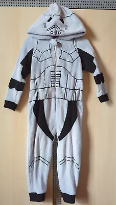 Buy Star Wars 4-5 Years Stormtrooper White Hooded Long Sleeve Zip Front Pyjama • 6.92£