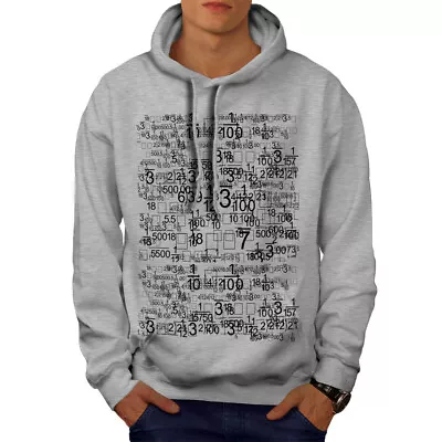 Buy Wellcoda Geek Lifestyle Art Mens Hoodie, Number Casual Hooded Sweatshirt • 25.99£