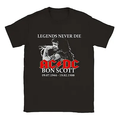 Buy Bon Scott Ac/dc Tribute Tee Shirt • 23.94£