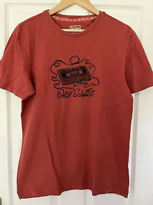 Buy Fat Face Organic Cotton Medium Red T Shirt Old School Cassette Graphic • 7£