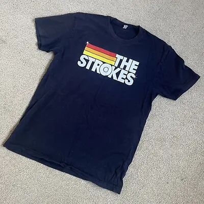 Buy The Strokes Band Black T-Shirt Vintage Look Unisex Small Is This It NYC Official • 24.18£