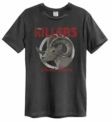 Buy Amplified The Killers Sam's Town Mens Charcoal T Shirt The Killers Classic Tee • 27.95£