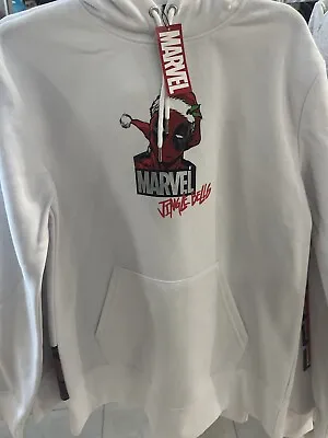 Buy Marvel Deadpool Christmas Pullover Adult Hoodie  UK Sizes XS-2XL • 29.99£