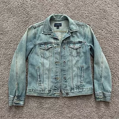 Buy Lucky Brand Jacket Women Size XS Classic Embroidered Denim Jacket • 33.03£