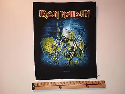 Buy ( Iron Maiden Huge Back Jean Jacket Rock N Roll Music Patch Crest ) • 45.89£