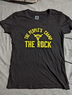 Buy WWE The Rock -The People’s Champ Bringing It For 20 Years T-Shirt S Small Womens • 8£