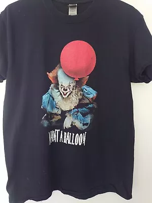 Buy Pennywise T-Shirt Want A Balloon Black M • 15£
