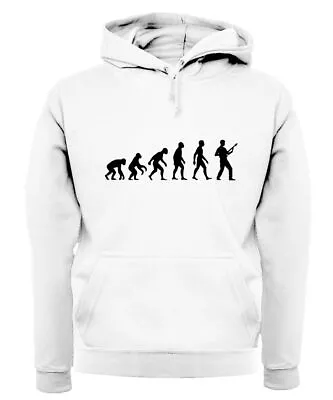 Buy Evolution Of Man Bass Guitar Player - Adult Hoodie / Sweater - Bassist Music • 21.95£