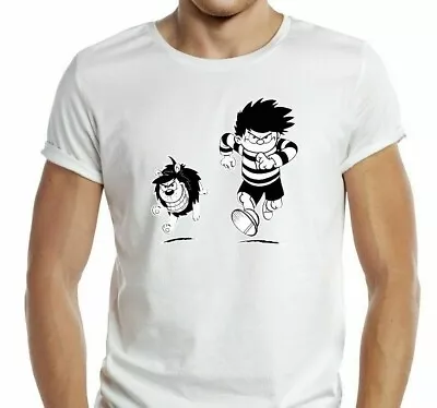 Buy Dennis The Menace T-shirt Retro Comic Book Gnasher Cool 50s 60s 70s 80s CLASS UK • 6.99£