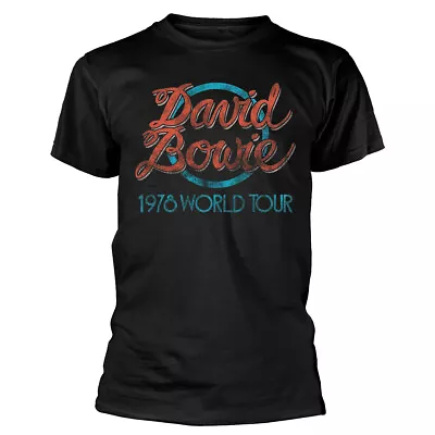 Buy David Bowie 1978 World Tour Black T-Shirt NEW OFFICIAL • 15.19£