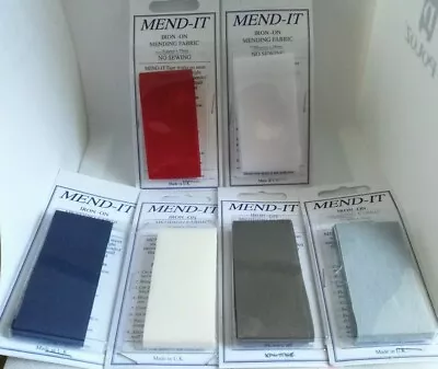 Buy Mend It Mending Fabric. Iron On Tape 0.75metres X 35mm Wide - Repairs - Clothing • 3.25£