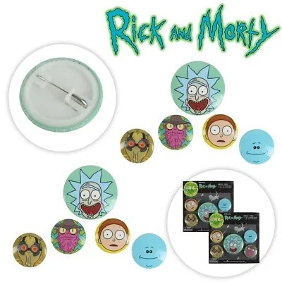 Buy 10pc RICK & MORTY OFFICIAL MERCH PINS Clothing Button Decoration Accessories NEW • 6.73£