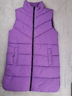 Buy Noisy May Womens Long Puffer Gillette Size Large Purple P2P 22  Ex Display  • 24.99£