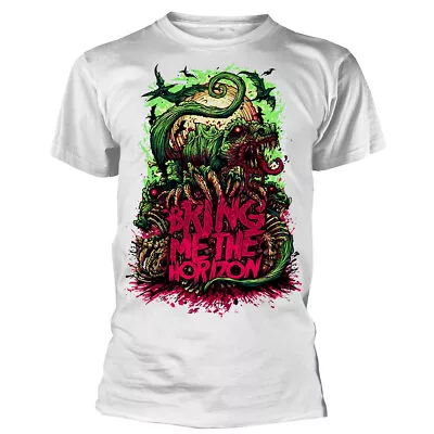 Buy Bring Me The Horizon Dinosaur White T-Shirt NEW OFFICIAL • 16.59£