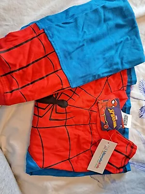 Buy Spiderman Marvel Pajamas New With Tags Age 6 To 7 Years • 0.99£