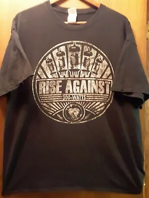 Buy Rise Against- 300 Watts Lic Black T-Shirt- XLarge • 19.85£