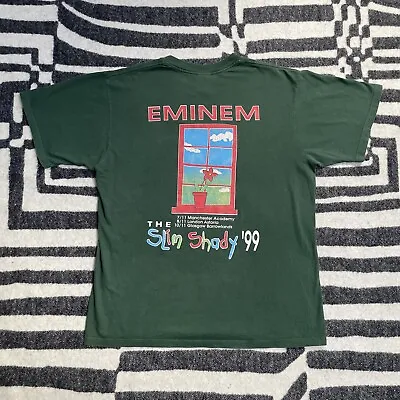 Buy Vintage 90s Eminem Slim Shady U.K. Tour 1999 RARE GRAIL Hip Hop D12 Dr Dre Promo • 1,200£