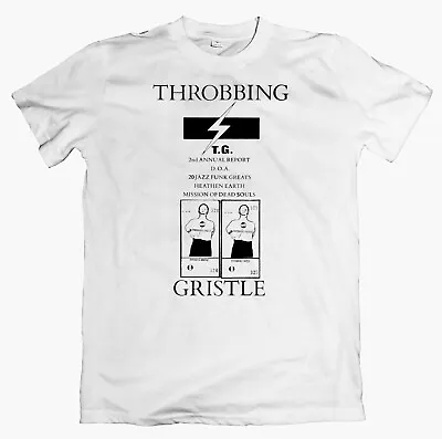 Buy THROBBING GRISTLE LPs T-shirt, 20 Jazz Funk Greats Doa Psychic TV Clock Dva • 12£
