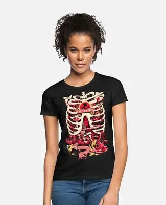 Buy Womens Rick & Morty Rib Cage Fit T Shirt Anatomy Park Official Merch Size 10 • 14.99£