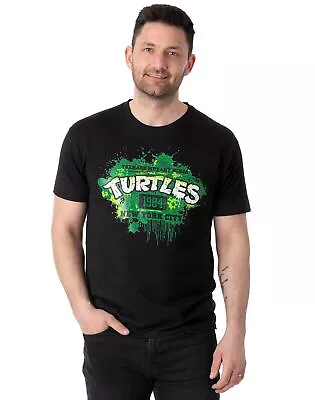 Buy Teenage Mutant Ninja Turtles Black Short Sleeved T-Shirt (Mens) • 16.95£