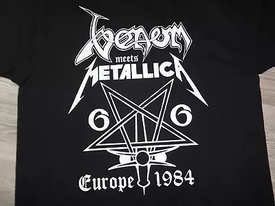 Buy Venom Tour Shirt Black Metal Bathory Screen Print Mayhem Sargeist Satyricon Kat  • 24.10£