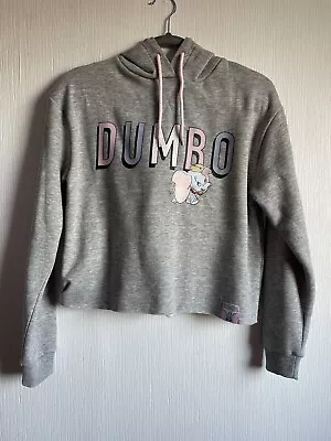 Buy Extra Small Grey Disney Dumbo Cropped Hoodie BNWT • 10£