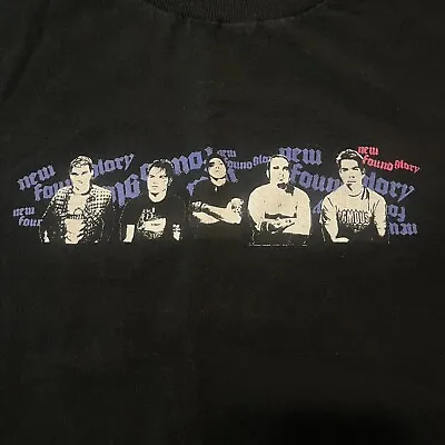 Buy Vintage New Found Glory US Tour 2002 Shirt Double Sided Youth Medium 10/12 RARE • 32.02£