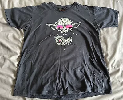 Buy Yoda Dj T Shirt In Great Condition Star Wars UK Large • 4.99£