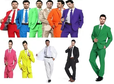 Buy Men Adult Christmas Costumes Suit Funny Bachelor Party Suit Jacket With Tie Xmas • 39.50£