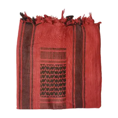 Buy 100% Cotton Palestinian Shemagh Freedom Scarf Keffiyeh Arab Head Wrap Red • 9.99£