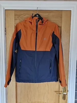 Buy Mens WEIRD FISH Orange Jacket Showerproof Thin Coat Size Small  • 16.50£