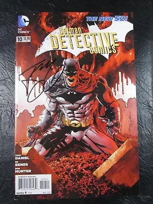 Buy DETECTIVE COMICS #10 TONY DANIEL BATMAN NEW 52 Autographed! • 23.75£