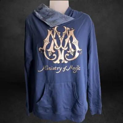 Buy Hot Topic Harry Potter Ministry Of Magic Cowl Neck Hoodie Sweater • 33.15£