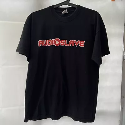 Buy Audioslave 2005 Tour Tee Black T-Shirt Short Sleeve Sz Medium Chris Cornell Rare • 199.99£