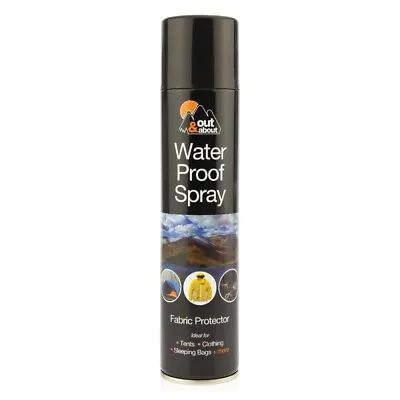 Buy Waterproof Spray For Fabric Tents Clothing Sleeping Bags Shoes Out & About 300ml • 5.19£
