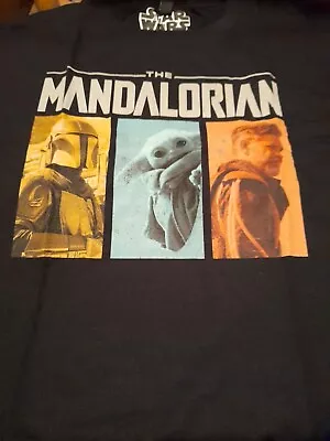 Buy Star Wars Mandalorian T Shirt Black XXL  • 10.99£