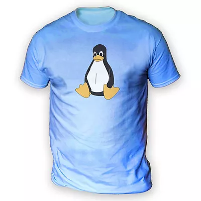 Buy Linux Tux Logo Mens T-Shirt -x13 Colours- Geek Coder Gift Unix IT OS Custom PC • 19.95£