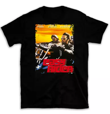 Buy Motorcycle T Shirt , Easy Rider Movie Dennis Hopper , Peter Fonda, Printed  UK • 16.95£