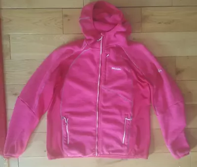 Buy Regatta Hoody Knit Effect Full Zip Size 18 Bright Pink Hoodie Jacket • 8£