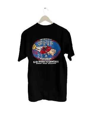 Buy Vtg Single Stitch T Shirt RARE Cotton 90s Titan Team Cape Canaveral Graphic L • 16.99£