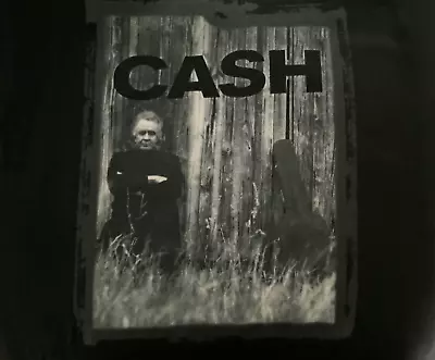 Buy Johnny Cash CASH ‘96 VINTAGE T-Shirt Black, Mens Large UNWORN Perfect Condition • 79£