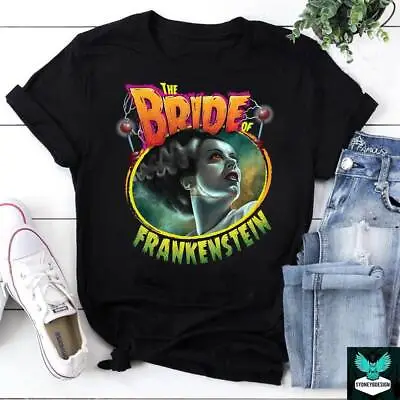 Buy Bride Of Frankenstein Vintage T-Shirt, Victor Frankenstein,Bride Of Frankenstein • 23.71£