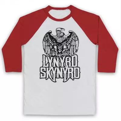 Buy Free Bird Lynyrd Skynyrd Southern Rock Unofficial Band 3/4 Sleeve Baseball Tee • 23.99£