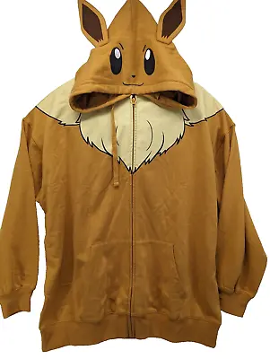 Buy Pokemon Eevee Cosplay Zip Hoodie Adults Unisex Plus Size 2 • 59.56£