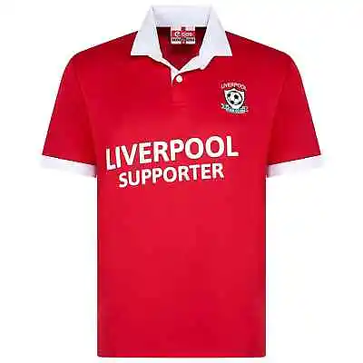 Buy Men’s Liverpool Fan Club Football Supporter Short Sleeve Polo Shirt Retro Shirt • 18.71£