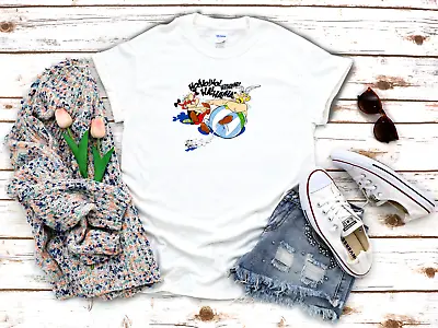 Buy Asterix And Obelix Are Running 3/4 Short Sleeve Woman T Shirt F172 • 9.92£