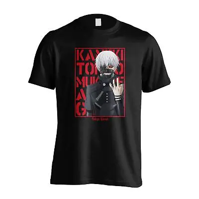 Buy Official Tokyo Ghoul Kanekis Ready T-Shirt Unisex Short Sleeve Tee Top Size S-XL • 19.99£