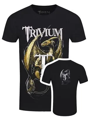 Buy Trivium T-shirt Perched Dragon Men's Black • 17.99£